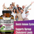 Liver Detox Supplement Milk Thistle Extract Supports healthy liver and kidney function Promotes liver cleansing and detoxification 120 capsules. 