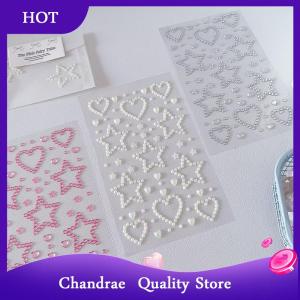 [Chandrae] สติกเกอร์คริสตัลรูปดาว3D สำหรับเด็กสติกเกอร์ตกแต่งแบบทำมือมีกาวในตัวสำหรับงานฝีมือสติกเกอร์พลอยเทียมเป็นประกายของขวัญสำหรับเด็กผู้หญิง