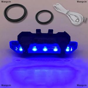 [COD] Wangxin ไฟท้ายจักรยาน LED กันน้ำชาร์จไฟได้ด้วย USB ไฟเตือนความปลอดภัยสำหรับขี่จักรยานอุปกรณ์เสริมสำหรับจักรยาน