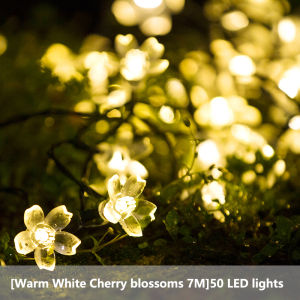 cherry blossom lights led decoration for living romm wall bedroom lamp bulb glow in the dark solar for hoom indoor outdoor waterproof A1DFED