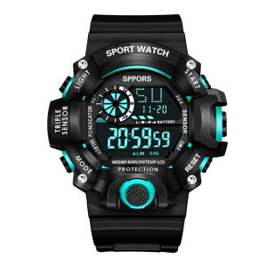Mens LED Digital Watch Men Sport Watches Fitness Electronic Watch Multifunction Military Sports Watches Clock Kids Gifts