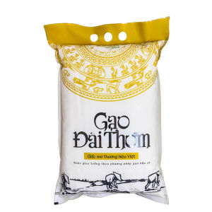 Gạo Đài Thơm Hoa Lúa túi 5kg - Tơi xốp mềm cơm thơm nhẹ