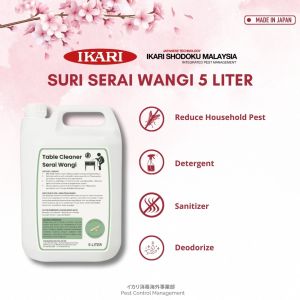 Ikari Suri Serai Wangi 5L (Table Cleaner Lemongrass) Multi Purpose Cleaner for pest free environment