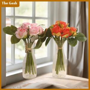 [The Gesh] แจกันพลาสติกใสสไตล์นอร์ดิกภาชนะจัดดอกไม้แจกันปลูกต้นไม้ไฮโดรโพนิกสุดสร้างสรรค์ของตกแต่งโต๊ะในบ้านห้องนั่งเล่น