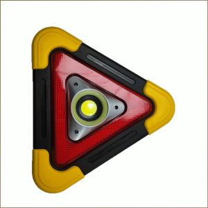 Solar Emergency Light Solar Energy Reflective Car Triangle Light Multifunction Strong Light Illumination