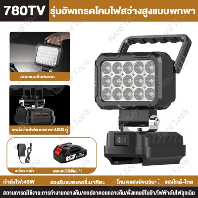 🔥มีสต็อก🔥Head ไฟฉายคาดหัวแท้ 980v ไฟฉาย ไฟ LED ขนาด 3นิ้ว ไฟทำงาน LED USB คู่ สปอตไลท์แบบพกพาไร้สายกลางแจ้งทำงานตกปลาฉุกเฉินมือถือ ไฟฉายแรงสูงไกล ไฟฉาย แบบ ชาร์จ ไฟฉายแคมป์ปิ้ง