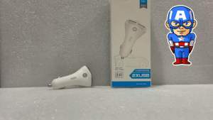 USB-551 ORIGINAL J&J QUICK CHARGING DOUBLE USB PORT 2.1A AND 1A FOR USE ON: UNIVERSAL VEHICLE AND TRUCK (12V-24V DC)