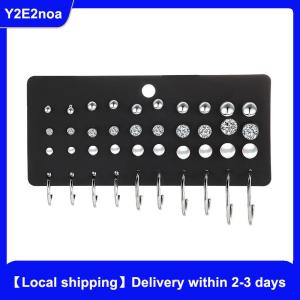 【Local shipping】 20 Pairs Womens Earrings Set Earrings For Women Bohemian Fashion Jewelry Geometric Stud Earrings