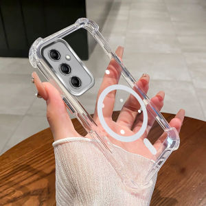 [ Shockproof ]Case For Samsung A14 A24 A34 A54 4G 5G Phone Case 2025 New Magnetic design aesthetic Case SZ15