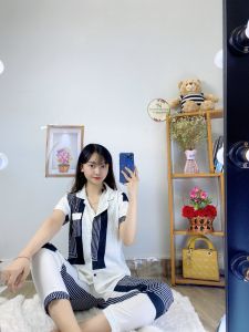 SET BỘ THỜI TRANG HỌA TIẾT BÒ SỮA SIÊU DỄ THƯƠNG (Freesize dưới 60kg)