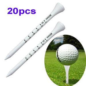 HYD0856 20pcs White 83mm Professional Tee Golf Tees Golf Holder Ball Socket