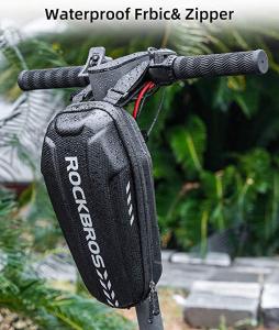 ROCKBROS Hard Shell EVA Front Frame Tube Bike Bag Waterproof Mtb Bag Road Folding Saddle Multifunctional Bag Large Capacity Bicycle Accessories