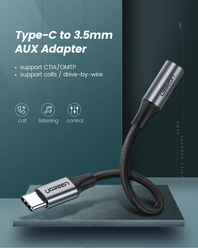 UGREEN Type C to Audio Adapter Cable for Xiaomi 11 10 10 pro
