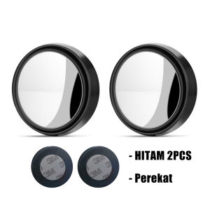 Cermin Sisi Kecil Mobil Hisap/Cermin Bantu Titik Buta Bisa Disesuaikan 360 Derajat Blind Spot Mirror