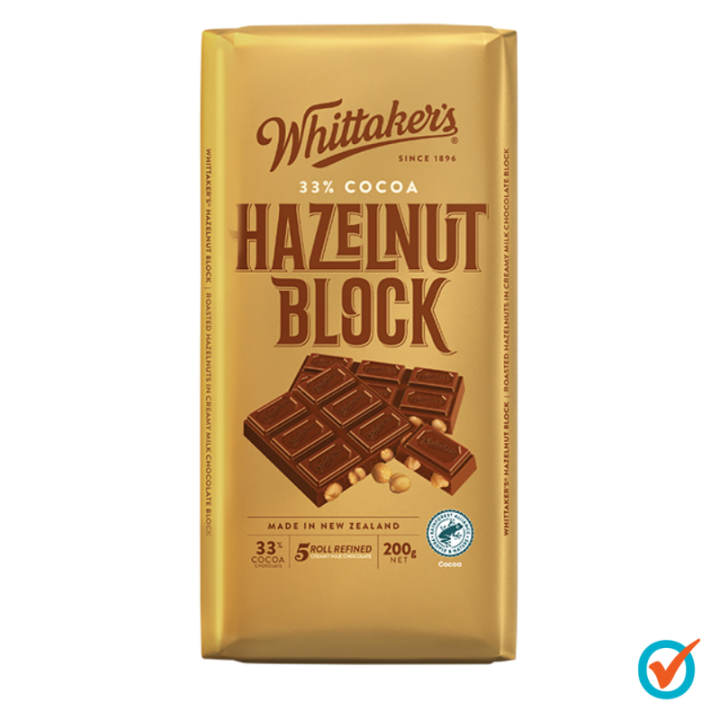 Whittakers Blocks Hazelnut 200g | Lazada