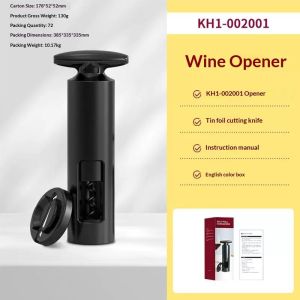 Rượu bằng tay Bộ dụng cụ mở với nút chặn chân không và Máy rót-đa chức năng & di động红酒开瓶器套装