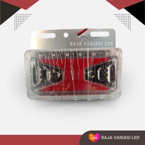 Lampu LED Bak Samping Running 24V | Warna Bervariasi untuk Truk Bus dan Tronton - Ver. Model T