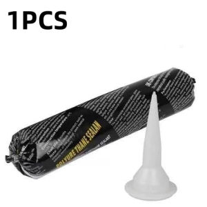 Black Polyurethane Sealant Waterproof High‑Strength Adhesive for WindshieldsSheet Metal & Soft Rubber
