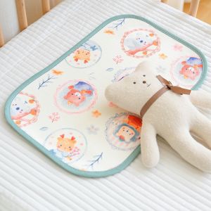 Wintin Newborn Pillow Newborn Baby 0-December Ice Silk Cool Cloud Pillow Baby Breathable Flat Pillow Milk Spilt Prevent Pillow