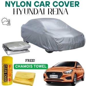 Nylon Car Cover for Hyundai Reina Waterproof High Quality Car Cover for Indoor & Outdoor Protection with Chamois Towel