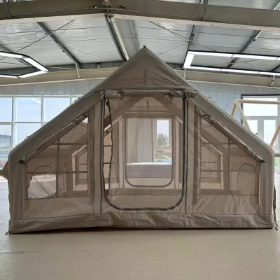 Outdoor inflatable tent camping camping tent full single multi-person all-in-one fast opening tent Oxford cloth tent