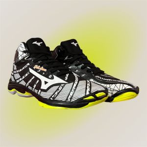 Sepatu Volly Mizuno Wave Voltage Mid Sepatu Voli Pria Ringan Sepatu Olahraga Pria Nyaman Dipakai