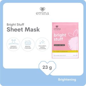 EMINA Bright Stuff Series || Facial Wash || Face Scrub || Micellar Water || Essence || Toner || Moisturizer || Tone Up || Serum Wajah || Sheet Mask