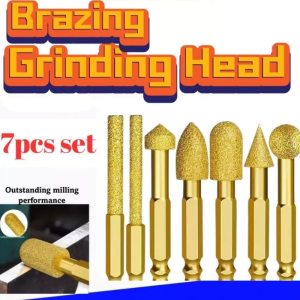 Diamond Burr Set Grinding Bits Engraving Rotary Tool Heavy Duty Carving Polishing Metal Stone Glass