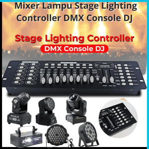 COD SHEHDS Mixer Lampu Stage Lighting Controller DMX Console DJ 192CH SHE DMX512 / mixer lampu disco warna warni panggung lighting beam dmx / mixer lampu panggung