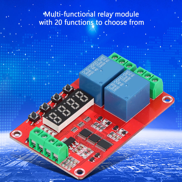 Time Delay Relay 20 Functions Timing Relays Board 2Channel for Electronic Use Lazada PH