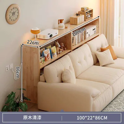 Solid Wood Narrow Side Table Bedside Gap Storage Cabinet Bedside Bed End Gap Storage Shelf Sofa Back Storage Rack