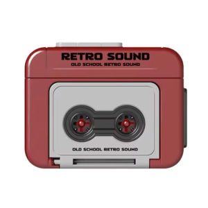 Mini Retro Tape Recorder Keychain Mini Recording Fun Music Box Pendant Mini Retro Cassette Recorder Bag Pendant Decoration