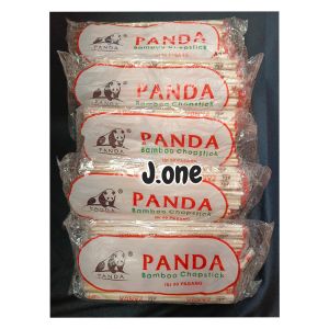 J.ONE/Sumpit Bambu Nagoya Panda/isi 50 pasang/Sumpit Bambu + Tusuk Gigi