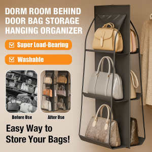 6/8 Tier Hanging Closet Organizer Dorm Room Storage Bag Space Saving Shelf Unit No Assembly Required Foldable