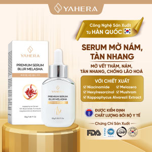 Serum mờ nám tàn nhang YAHERA Premium Serum Blur Melasma giúp làm mờ vết thâm nám tàn nhang chống lão hoá 30g