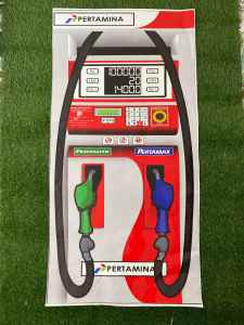 STICKER KULKAS 1 PINTU / 2 PINTU MOTIF POM MINI
