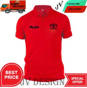 [ PROMOSI ]  EMBROIDERY (SULAM) TYT RUSH DESIGN 200GSM SOFT COTTON COLLARED SHIRT