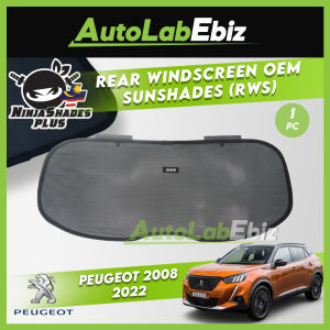 Peugeot 2008 2022 NinjaShades Plus Rear Windscreen OEM Sunshades (RWS)