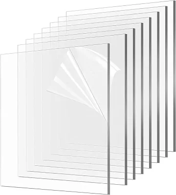 Acrylic Sheet Transparent Clear A4 A5 | 2mm 3mm 4mm 5mm Acrylic Board | PMMA Plastic Board | 10pcs Bulk Price