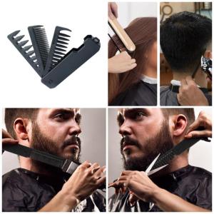 Fine and Wide Tooth Comb Hair Picking Comb 3 in 1 Folding Comb Travel Pocket Comb for Everyday Grooming & Combing Hair