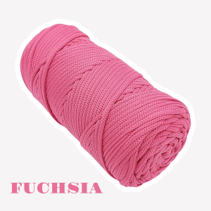 3MM POLYESTER BRAIDED MACRAME CORD ROPE 300G FOR CROCHETING BAG & OTHER DIY CRAFTS