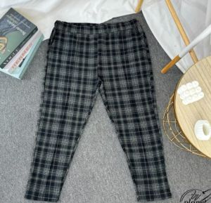 LEGGING PENDEK WANITA DEWASA MOTIF KOTAK KOTAK XXL 30 SAMPE 90KG-CELANA PENDEK SCUBA KOTAK-BAGGY PANTS SCUBA PREMIUM