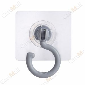 360° Rotating Hooks Traceless and No Punching Self-adhesive Wall Hanging Hook