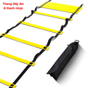 Thang Dây Chơi Thể Thao Chiều Dài Từ 3m – 6m Thang Dây Tập Đá Bóng Tập Thể Lực Võ Thuật Gym Cao Cấp