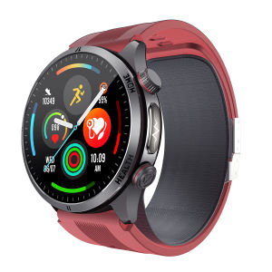 NineWind S26 Smart Watch Air Pump Blood Pressure ECG Blood Glucose Bluetooth Call 1.43-inch AMOLED Blood Oxygen Heart Rate Body Temperature Health Monitoring Waterproof Sports Watch