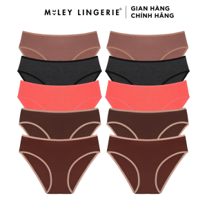 Combo 10 Quần Lót Nữ Cotton Flexi Mềm Mịn Co Giãn Thoáng Khí Miley Lingerie - Giao màu ngẫu nhiên