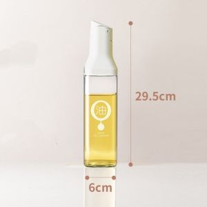 500ml Gravity Oil Pot Kitchen Glass Automatic Opening And Closing Leak-proof Soy Sauce Vinegar Seasoning Bottle Oil