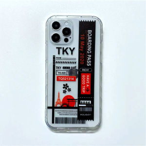FOX Casing Transparan Tokyo Boarding Pass untuk Smartphone Terbaik