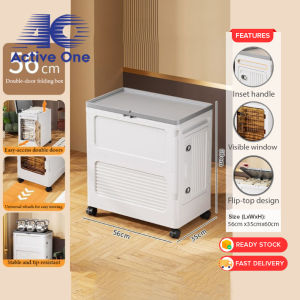 ACTIVEONE Large Capacity Storage Box With Wheels Toy Box Storage Organizer Box Clothes Foldable Household Storage Cabinet Box Kotak Simpanan Berkapasiti - Fulfilled by ACTIVEONE