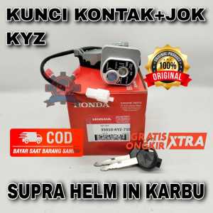 KUNCI KONTAK SUPRA 125 HELM IN KARBU KYZ KUNCI HONDA SUPRA HELM IN KARBU ASLI ORIGINAL HONDA AHM